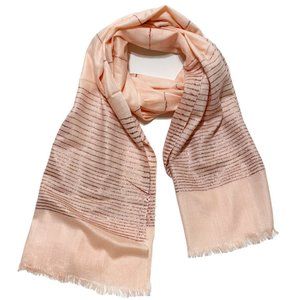 Foil Thread Scarf Soft Solid Wrap Shawl